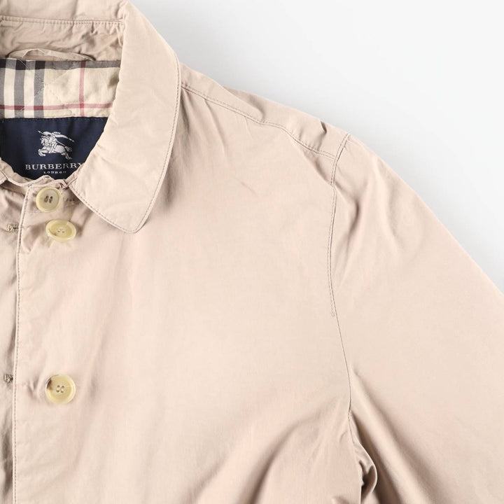 Burberry's BURBERRY LONDON Balmacaan Coat, Women's Size M cotton Beige type Vintage Second Hand