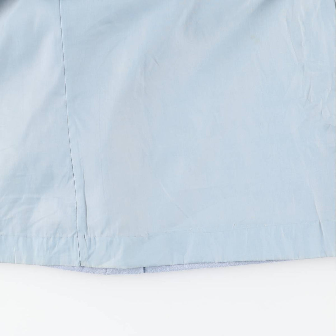 Women's Balmacaan Coat, Size L polyester Blue type light blue Vintage Second Hand