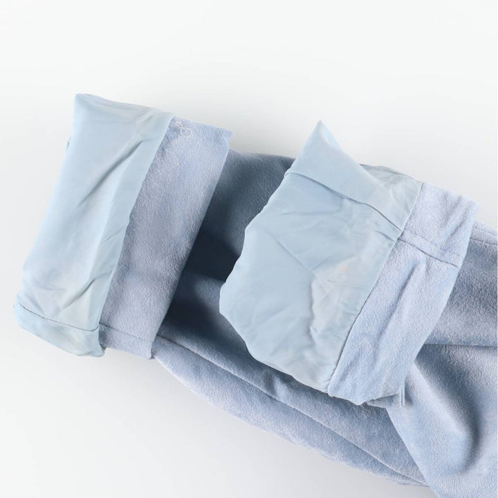 Women's Balmacaan Coat, Size L polyester Blue type light blue Vintage Second Hand