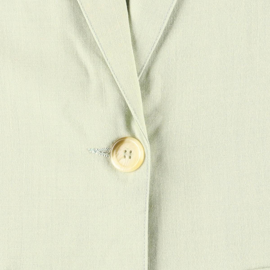 CLASSIC COLLECTION Blazer Tailored Jacket Made in USA, Women's Size L unclear Khaki type sage green Vintage Second Hand