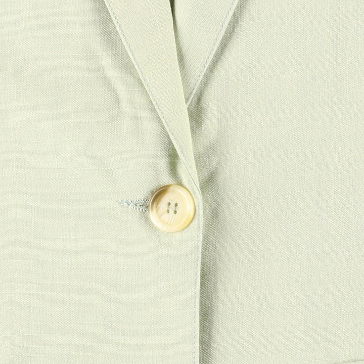 CLASSIC COLLECTION Blazer Tailored Jacket Made in USA, Women's Size L unclear Khaki type sage green Vintage Second Hand