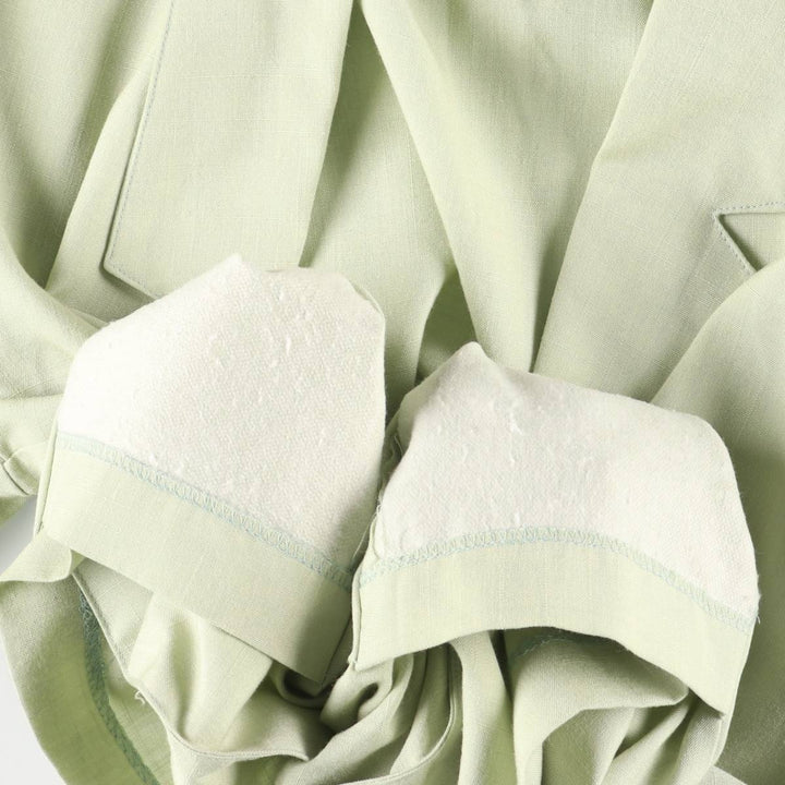 CLASSIC COLLECTION Blazer Tailored Jacket Made in USA, Women's Size L unclear Khaki type sage green Vintage Second Hand