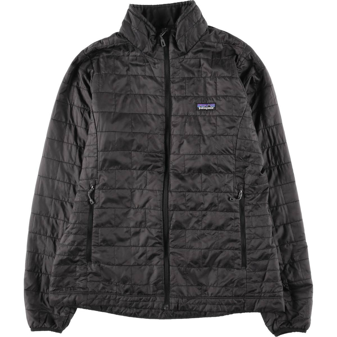 Patagonia Nano Puff Jacket 84217SP23, Women's Padded Mountain Jacket, Shell Jacket, Size L recycled polyester black type Vintage Second Hand