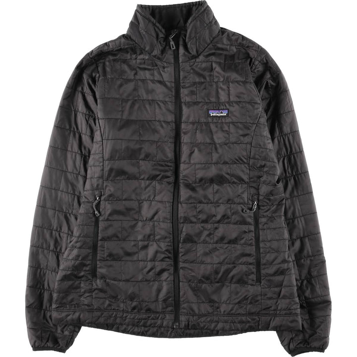 Patagonia Nano Puff Jacket 84217SP23, Women's Padded Mountain Jacket, Shell Jacket, Size L recycled polyester black type Vintage Second Hand