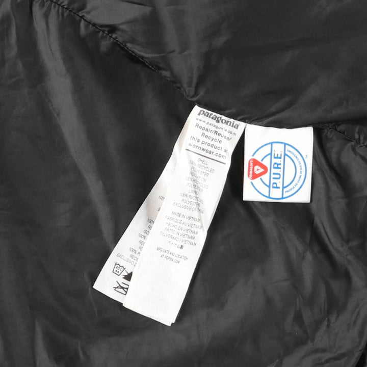 Patagonia Nano Puff Jacket 84217SP23, Women's Padded Mountain Jacket, Shell Jacket, Size L recycled polyester black type Vintage Second Hand