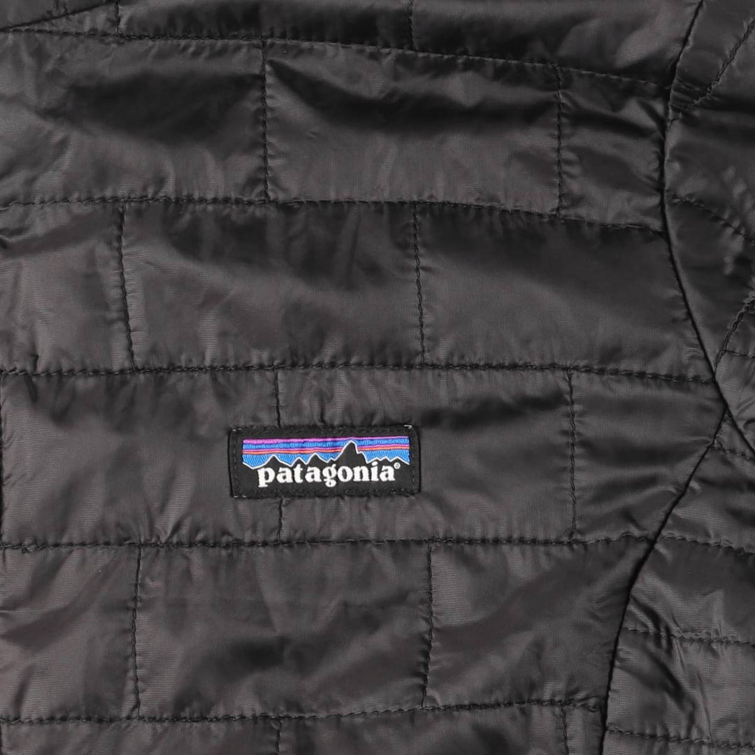 Patagonia Nano Puff Jacket 84217SP23, Women's Padded Mountain Jacket, Shell Jacket, Size L recycled polyester black type Vintage Second Hand