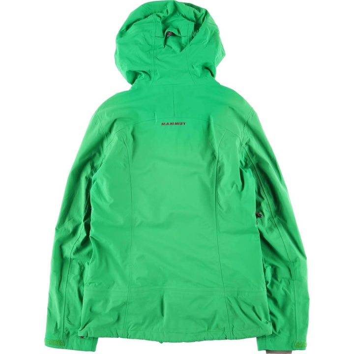 Mammut Mountain Parka Shell Jacket, Women's Size M polyamide green type Vintage Second Hand