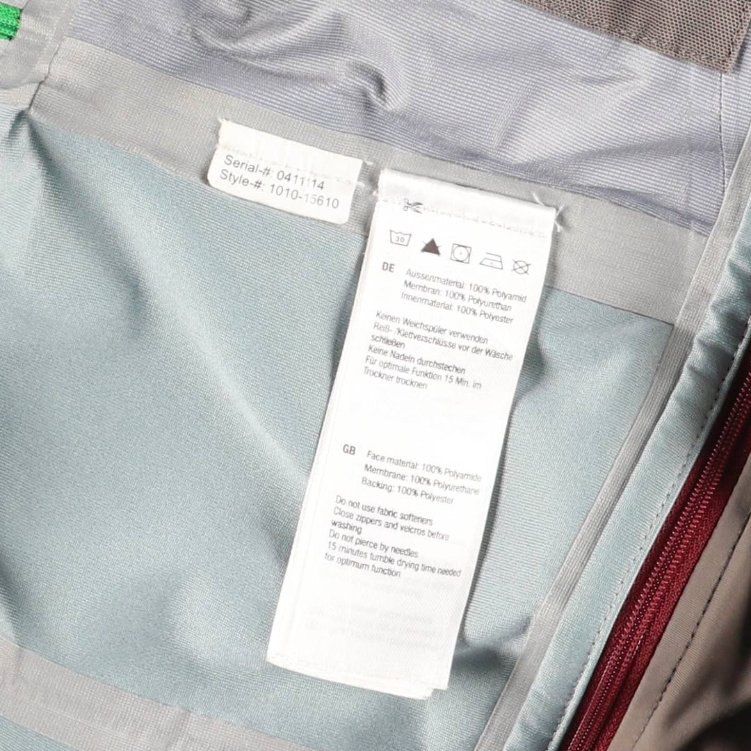 Mammut Mountain Parka Shell Jacket, Women's Size M polyamide green type Vintage Second Hand