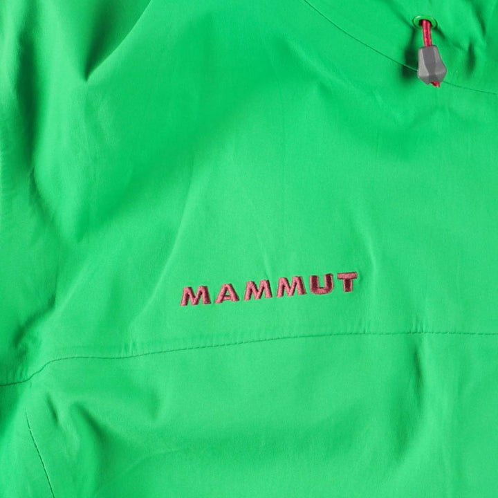 Mammut Mountain Parka Shell Jacket, Women's Size M polyamide green type Vintage Second Hand
