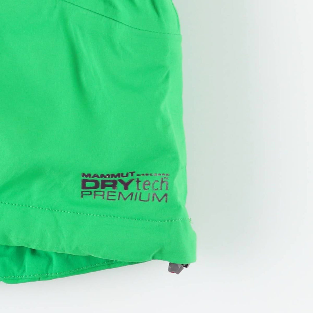 Mammut Mountain Parka Shell Jacket, Women's Size M polyamide green type Vintage Second Hand