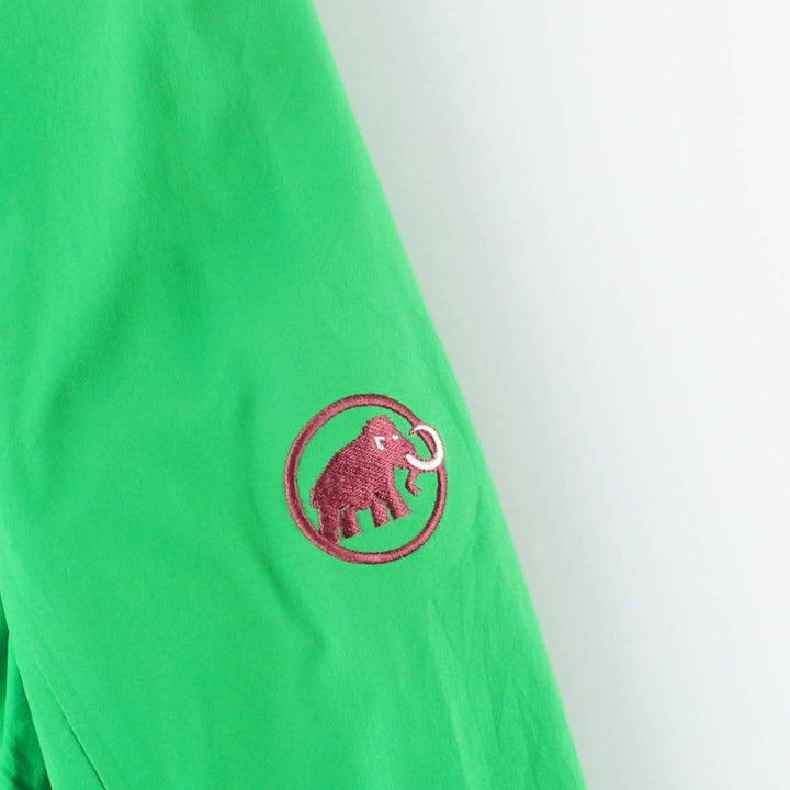 Mammut Mountain Parka Shell Jacket, Women's Size M polyamide green type Vintage Second Hand