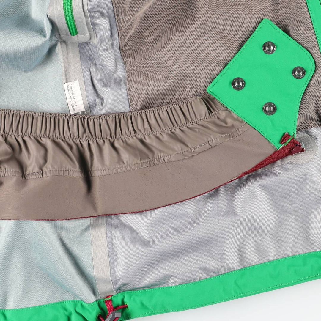 Mammut Mountain Parka Shell Jacket, Women's Size M polyamide green type Vintage Second Hand