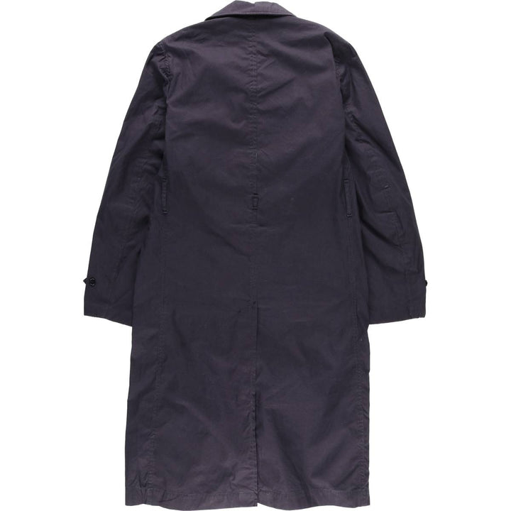 Vintage 1960'S Military Trench Coat, Small (34-36), Men's Size S unclear navy blue type Vintage Second Hand