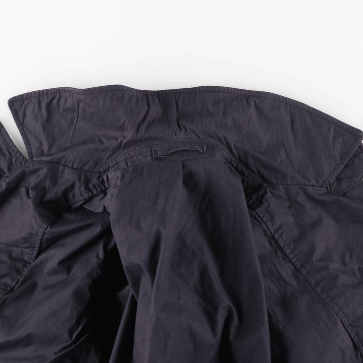 Vintage 1960'S Military Trench Coat, Small (34-36), Men's Size S unclear navy blue type Vintage Second Hand