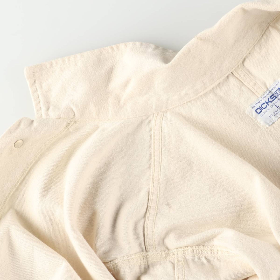 DICKSON Work Coat/Shop Coat, Men's Size L cotton unbleached Vintage Second Hand