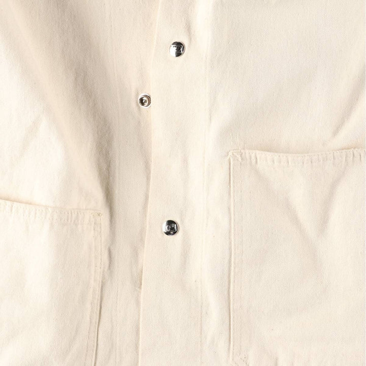 DICKSON Work Coat/Shop Coat, Men's Size L cotton unbleached Vintage Second Hand