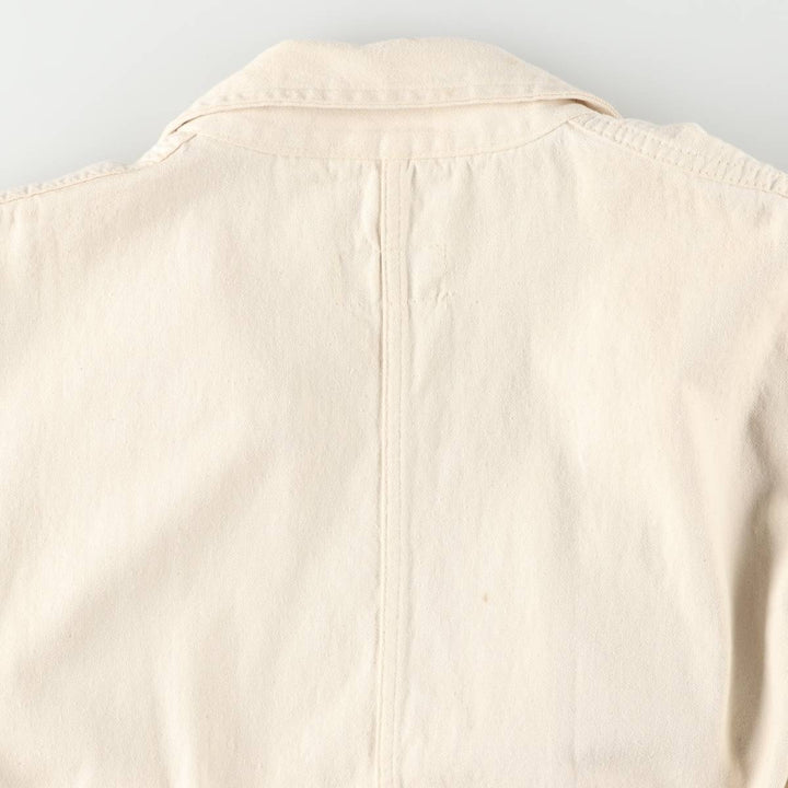 DICKSON Work Coat/Shop Coat, Men's Size L cotton unbleached Vintage Second Hand