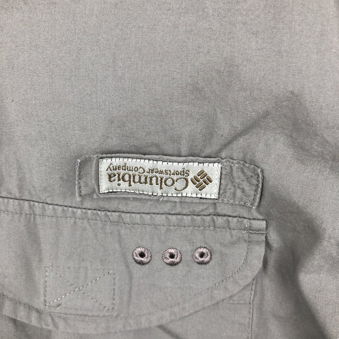 Columbia PFG Long Sleeve Fishing Shirt (Men's XL) from the 2000s cotton Khaki type Vintage Second Hand