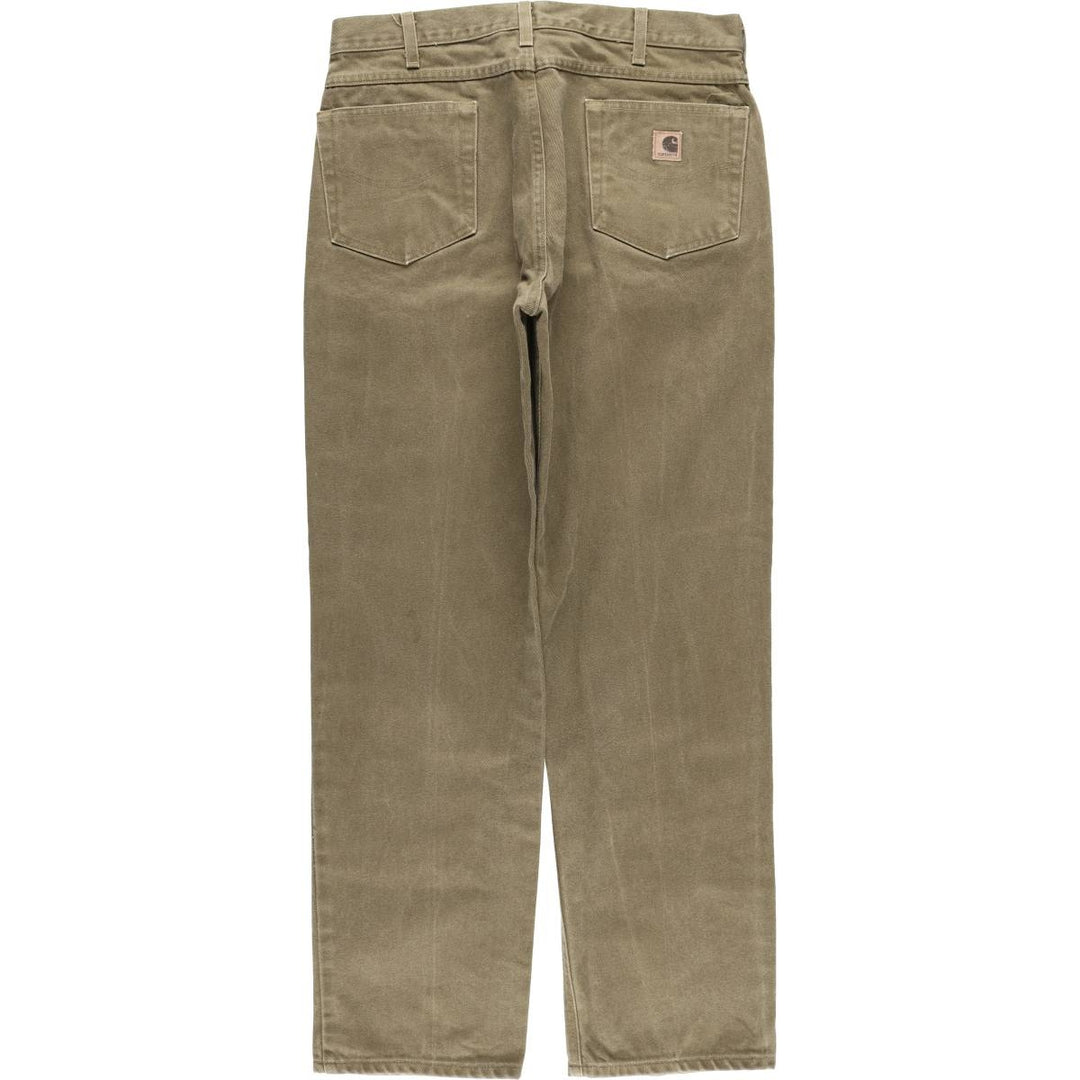 Carhartt Tapered Denim Pants for Men, W36 cotton brown type Vintage Second Hand