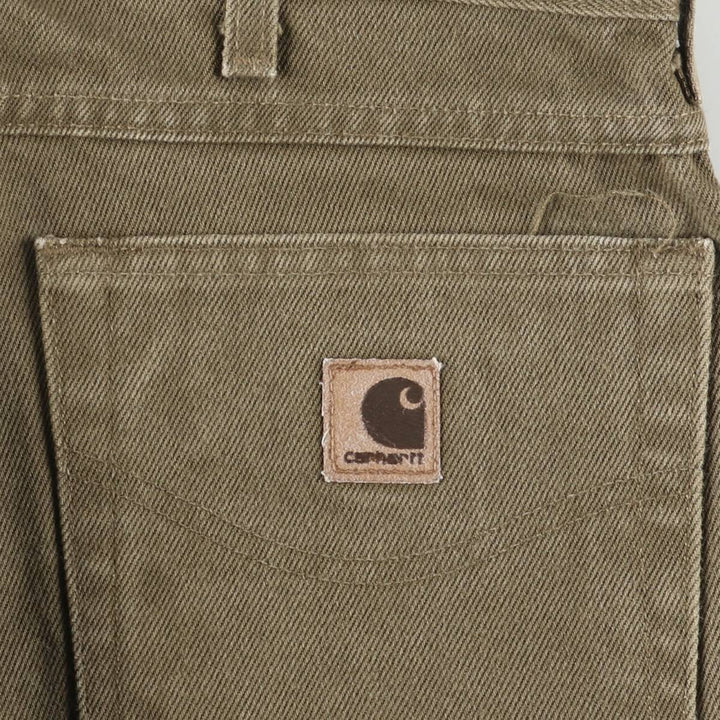 Carhartt Tapered Denim Pants for Men, W36 cotton brown type Vintage Second Hand