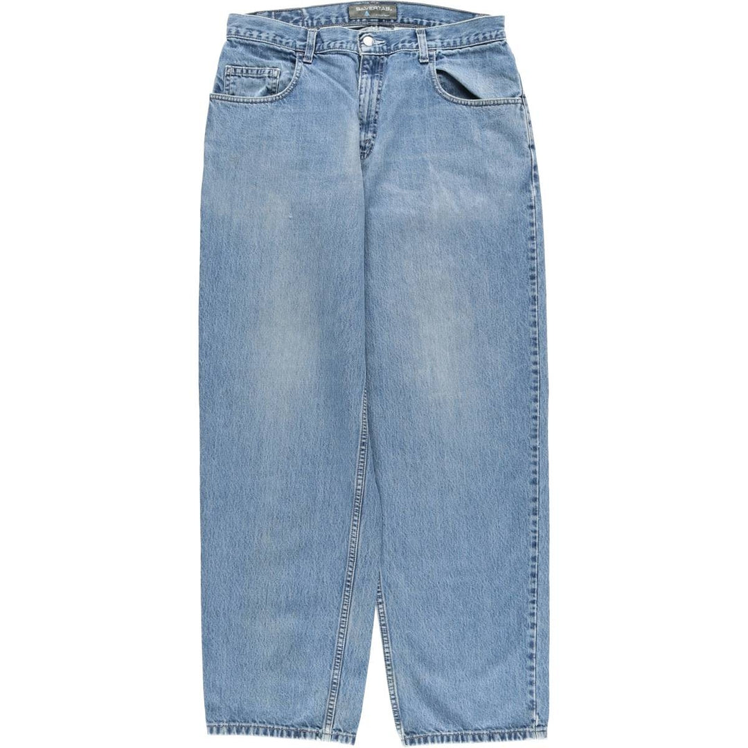 00'S Levi's SILVER TAB Silver Tab BAGGY FIT Tapered Denim Pants Men's w36 equivalent cotton Blue type light blue Vintage Second Hand