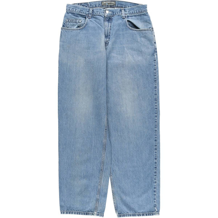 00'S Levi's SILVER TAB Silver Tab BAGGY FIT Tapered Denim Pants Men's w36 equivalent cotton Blue type light blue Vintage Second Hand