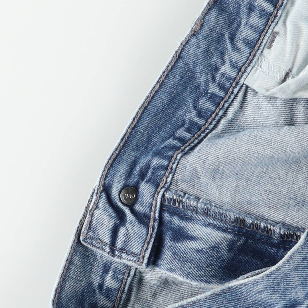 00'S Levi's SILVER TAB Silver Tab BAGGY FIT Tapered Denim Pants Men's w36 equivalent cotton Blue type light blue Vintage Second Hand