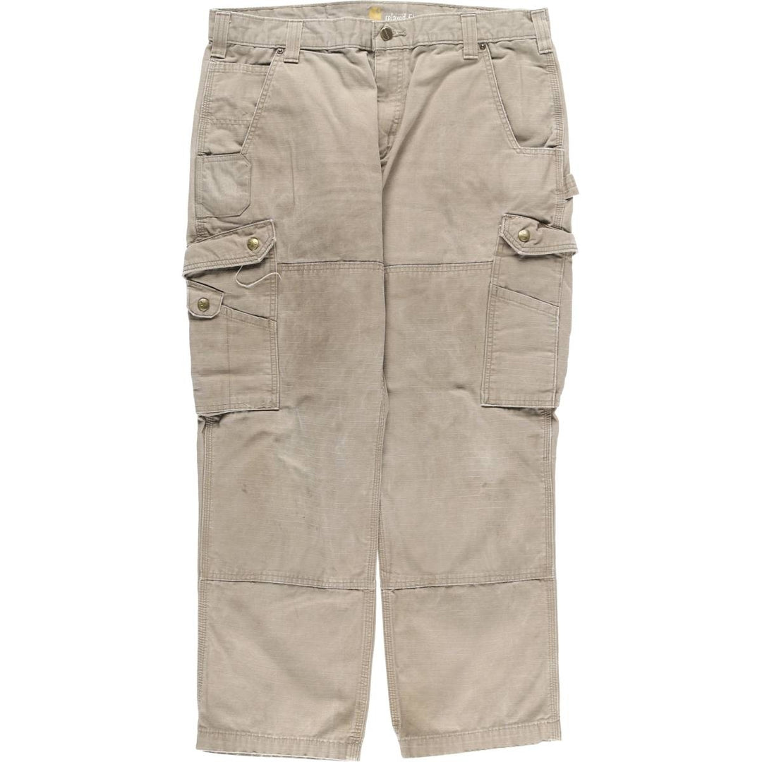 Carhartt Relaxed Fit Ripstop Work Pants, Men's, Size W37 cotton Khaki type Vintage Second Hand