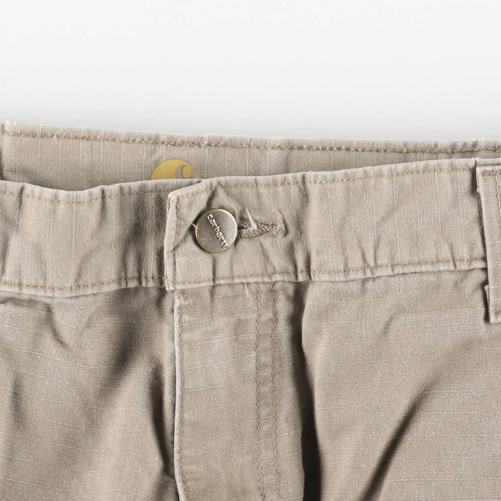Carhartt Relaxed Fit Ripstop Work Pants, Men's, Size W37 cotton Khaki type Vintage Second Hand