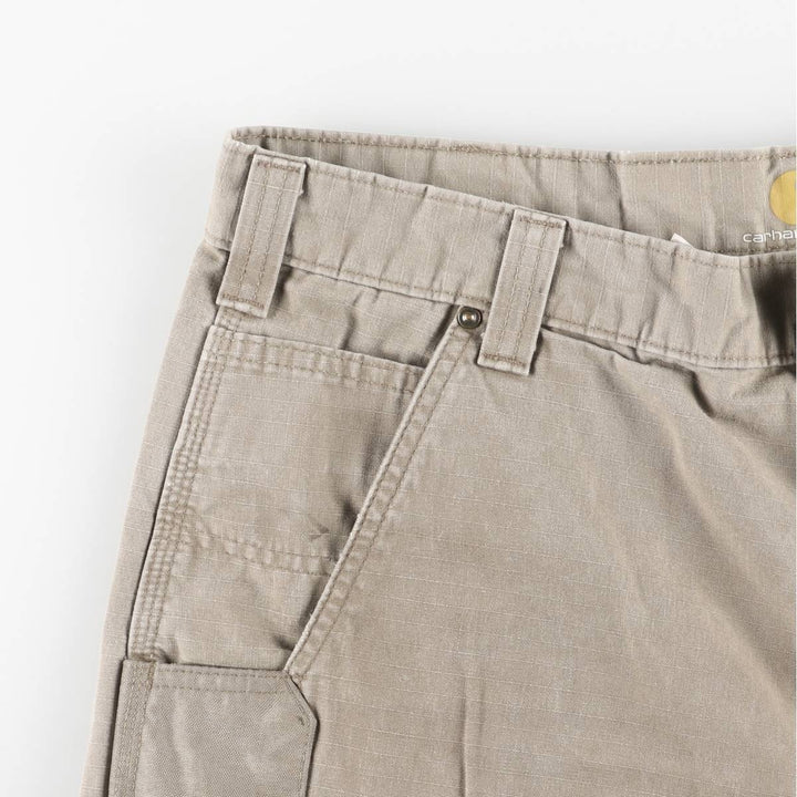 Carhartt Relaxed Fit Ripstop Work Pants, Men's, Size W37 cotton Khaki type Vintage Second Hand