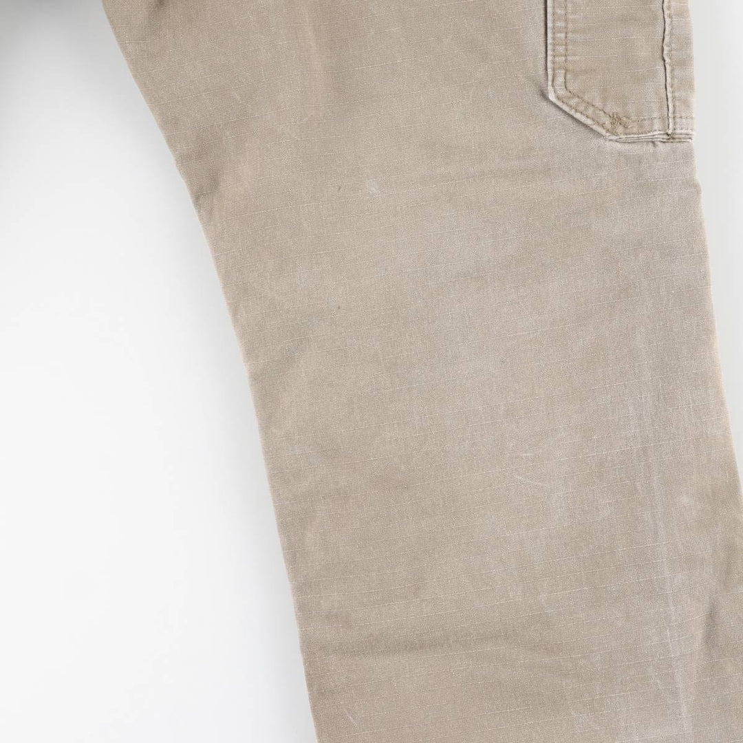 Carhartt Relaxed Fit Ripstop Work Pants, Men's, Size W37 cotton Khaki type Vintage Second Hand