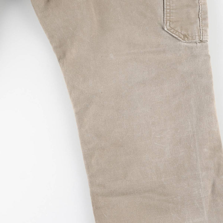 Carhartt Relaxed Fit Ripstop Work Pants, Men's, Size W37 cotton Khaki type Vintage Second Hand