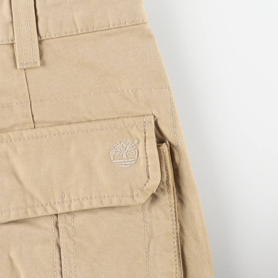 Timberland Men's Cargo Pants, Size W35 linen Beige type Vintage Second Hand