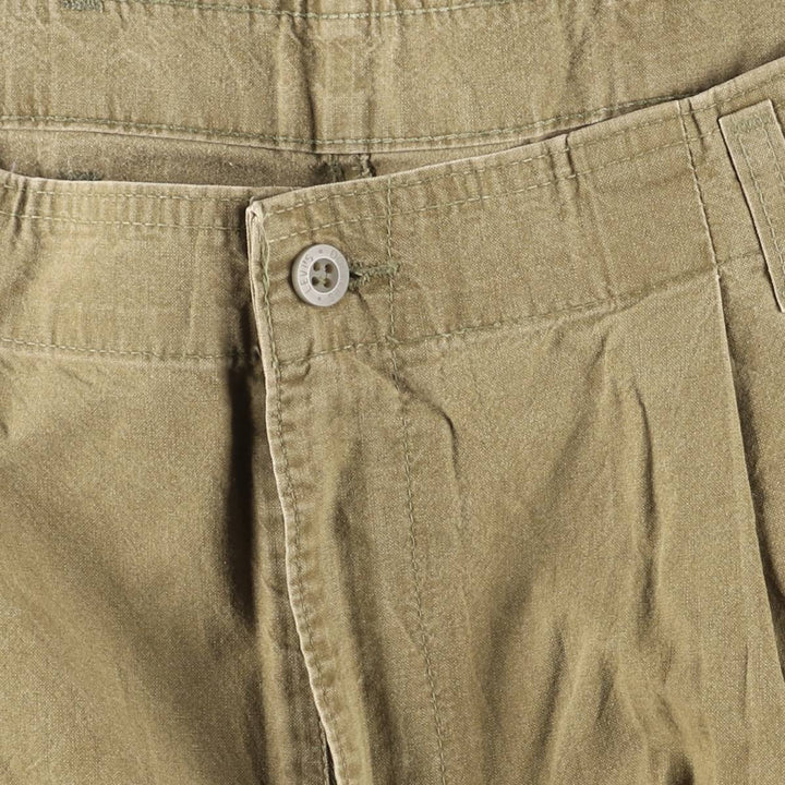 90'S Dockers/Levi's Two-Pleat Cotton Pants, Made in USA, Men's Size W37 (approx.), Vintage cotton Khaki type Vintage Second Hand