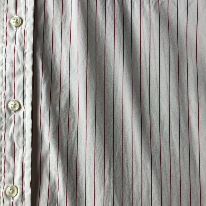 Ralph Lauren POLO by Ralph Lauren Long Sleeve Cotton Striped Shirt Men's Size L cotton pale white type Vintage Second Hand