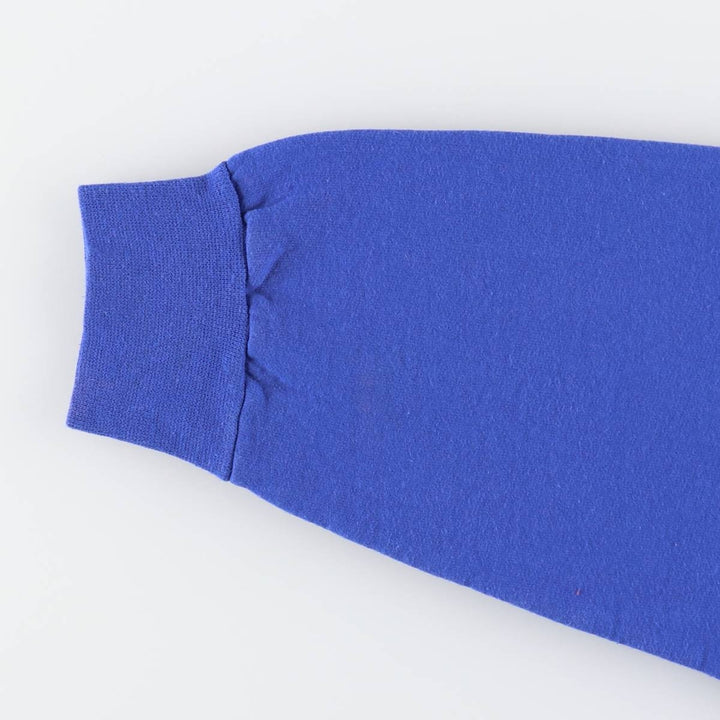 Hanes plain blank sweatshirt, men's size L cotton blue type Vintage Second Hand