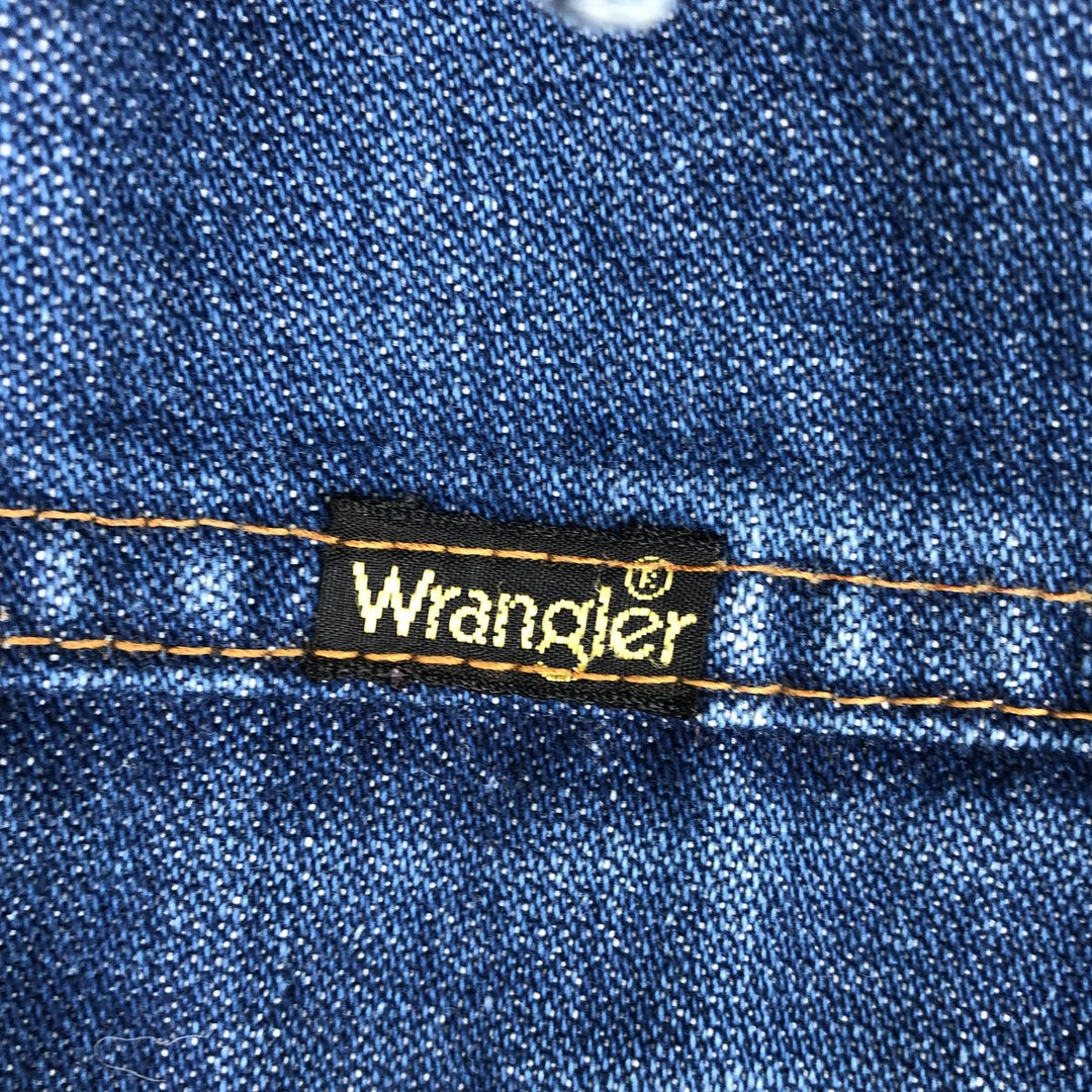 Wrangler Cut-off Denim Vest, Men's Size L (approx.) unclear blue type Vintage Second Hand