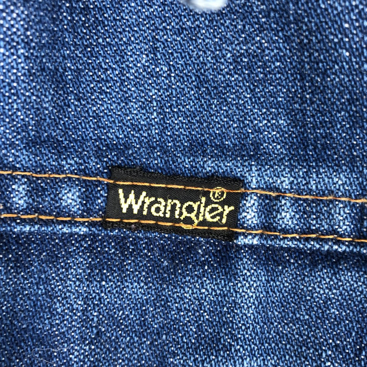 Wrangler Cut-off Denim Vest, Men's Size L (approx.) unclear blue type Vintage Second Hand