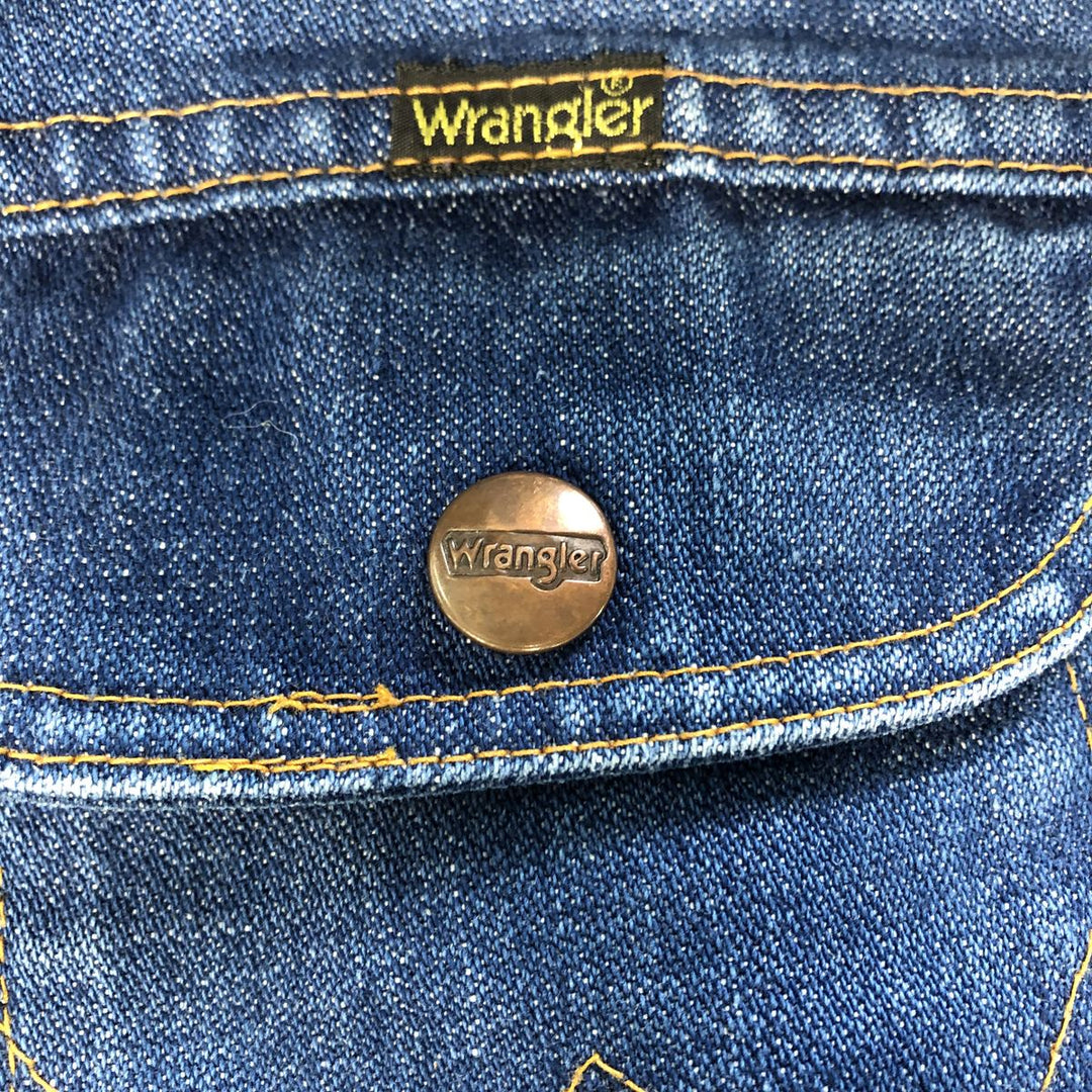 Wrangler Cut-off Denim Vest, Men's Size L (approx.) unclear blue type Vintage Second Hand