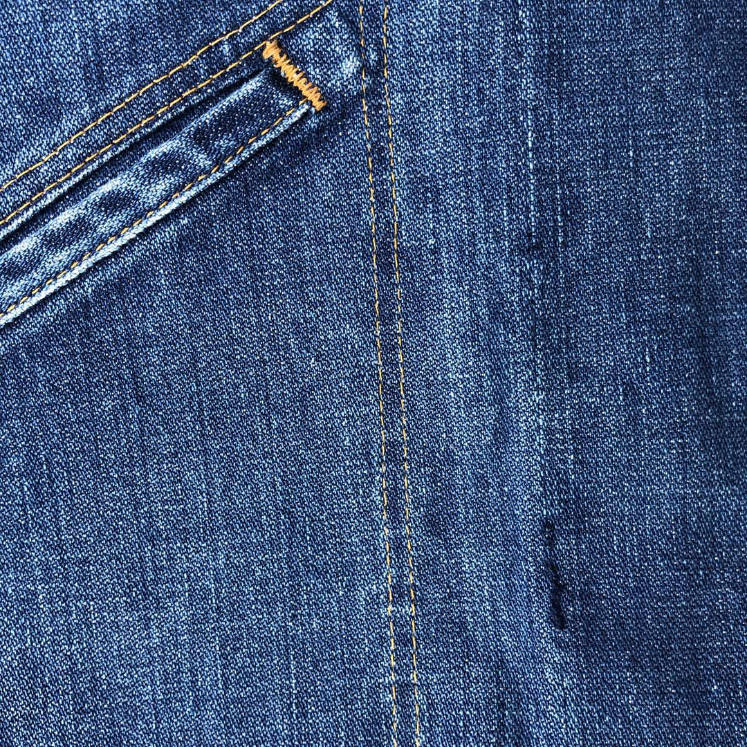 Wrangler Cut-off Denim Vest, Men's Size L (approx.) unclear blue type Vintage Second Hand