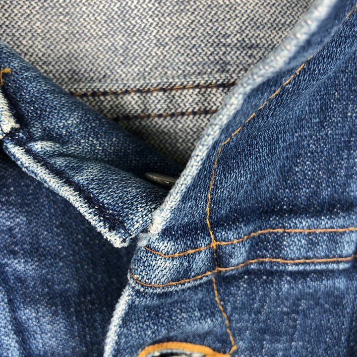 Wrangler Cut-off Denim Vest, Men's Size L (approx.) unclear blue type Vintage Second Hand