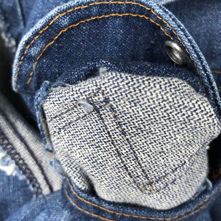 Wrangler Cut-off Denim Vest, Men's Size L (approx.) unclear blue type Vintage Second Hand