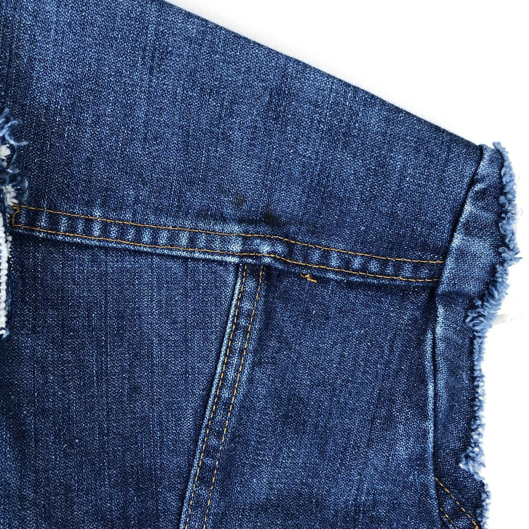 Wrangler Cut-off Denim Vest, Men's Size L (approx.) unclear blue type Vintage Second Hand