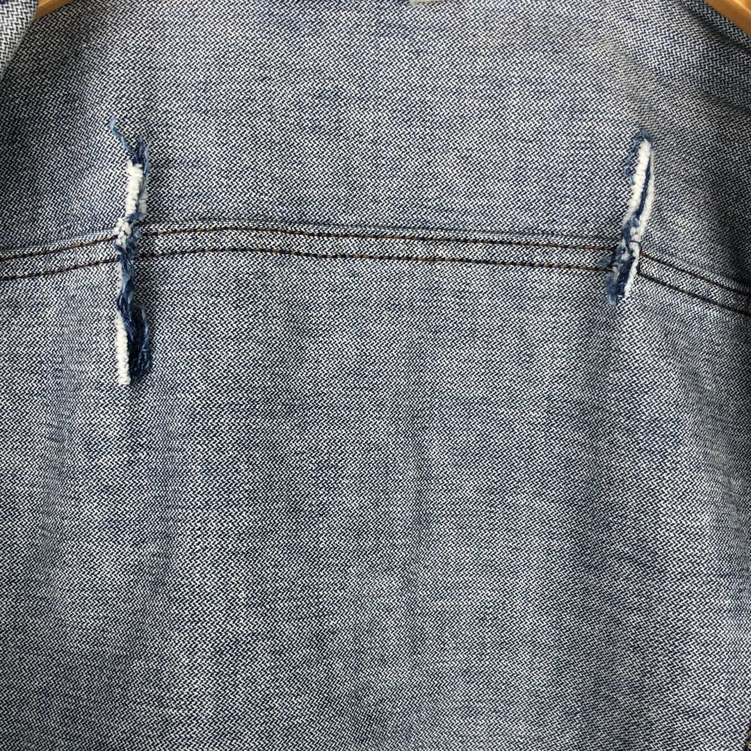 Wrangler Cut-off Denim Vest, Men's Size L (approx.) unclear blue type Vintage Second Hand