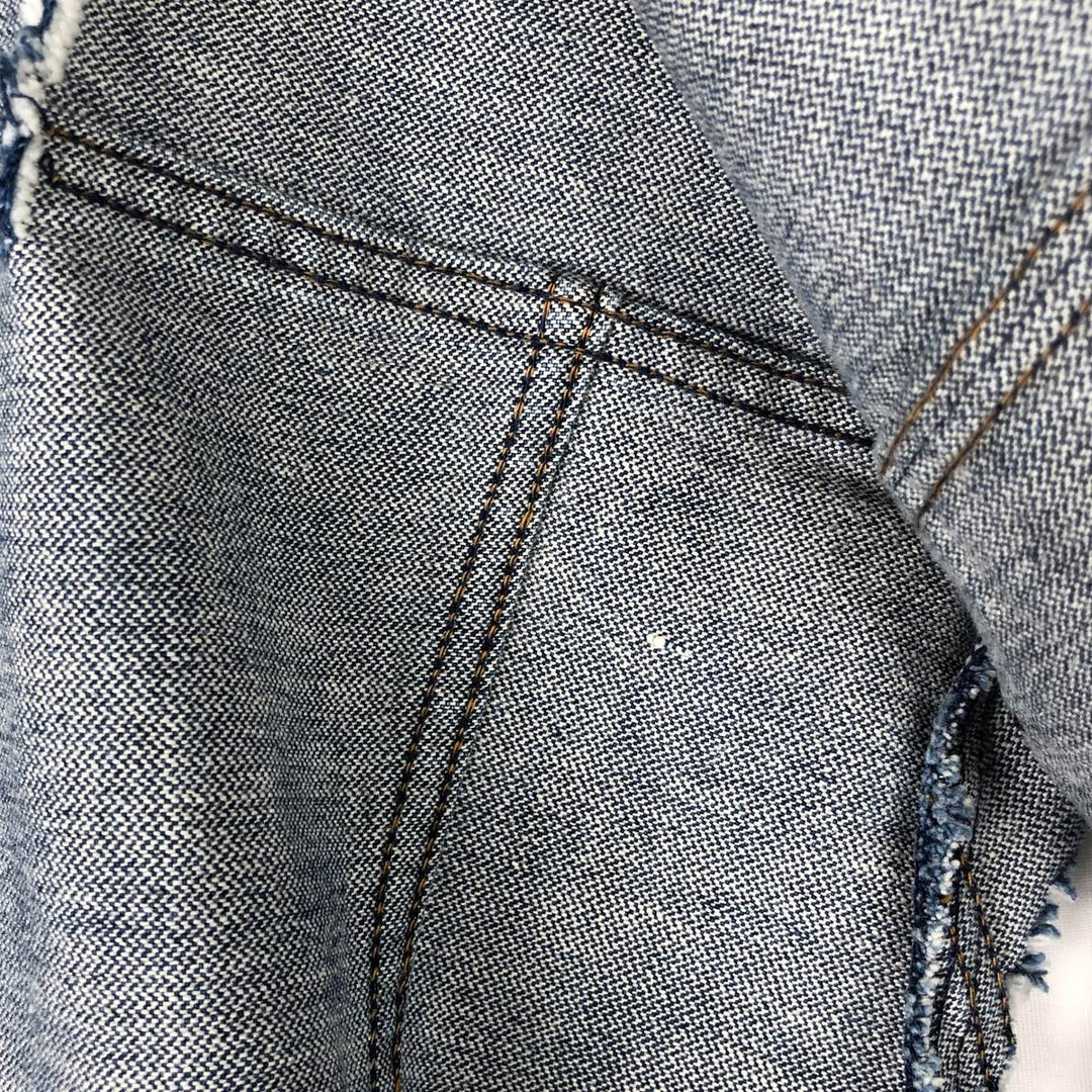 Wrangler Cut-off Denim Vest, Men's Size L (approx.) unclear blue type Vintage Second Hand