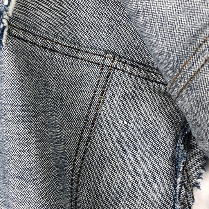 Wrangler Cut-off Denim Vest, Men's Size L (approx.) unclear blue type Vintage Second Hand