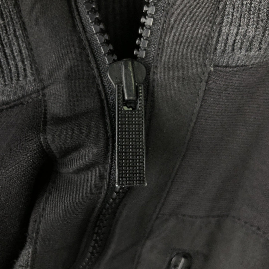 Calvin Klein Driver's Knit Sweater, Men's XL cotton black type Vintage Second Hand