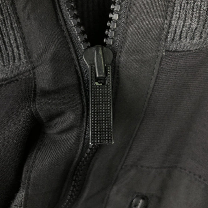 Calvin Klein Driver's Knit Sweater, Men's XL cotton black type Vintage Second Hand