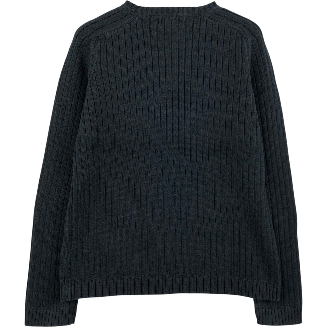 2000'S Ralph Lauren Polo Jeans Company cotton knit sweater, men's size M cotton black type Vintage Second Hand