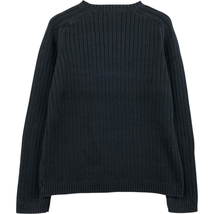 2000'S Ralph Lauren Polo Jeans Company cotton knit sweater, men's size M cotton black type Vintage Second Hand